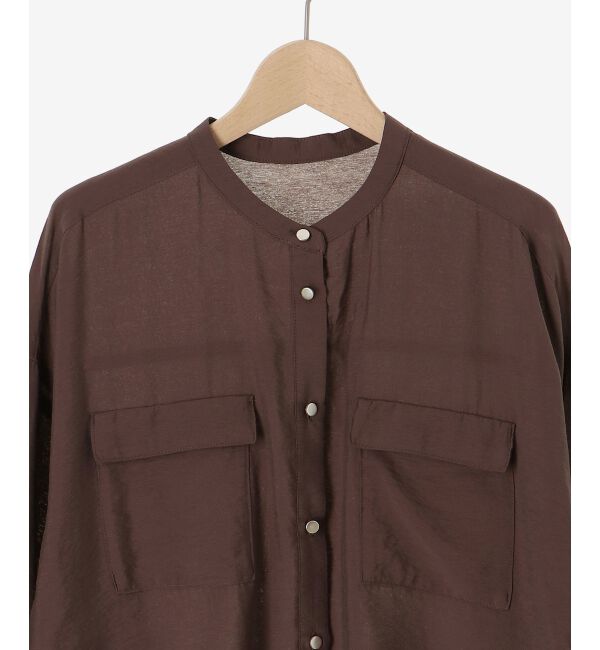  「《手洗い可能》ヴィンテージライクドロストブラウス」|シャツ・ブラウス|