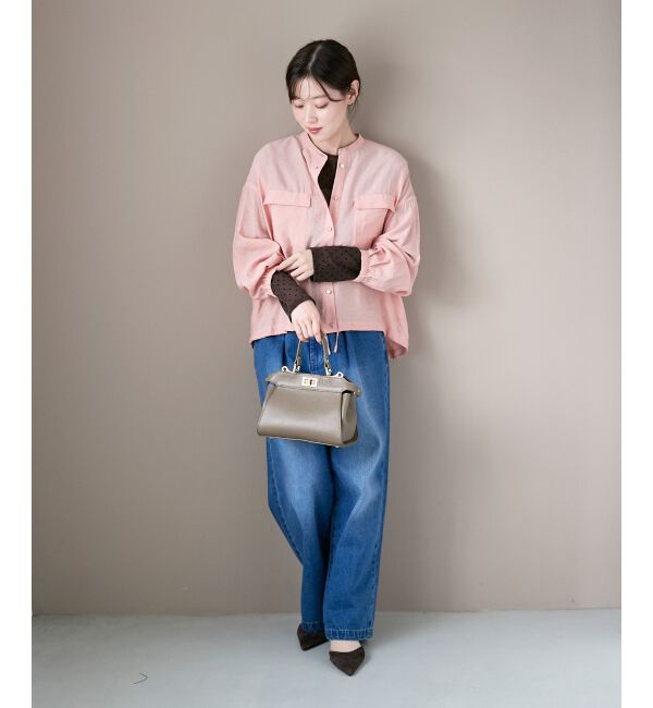  「《手洗い可能》ヴィンテージライクドロストブラウス」|シャツ・ブラウス|