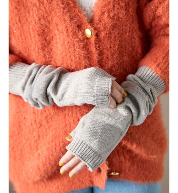  「《WEB限定アイテム》シンプルアームウォーマー」|その他|グレー