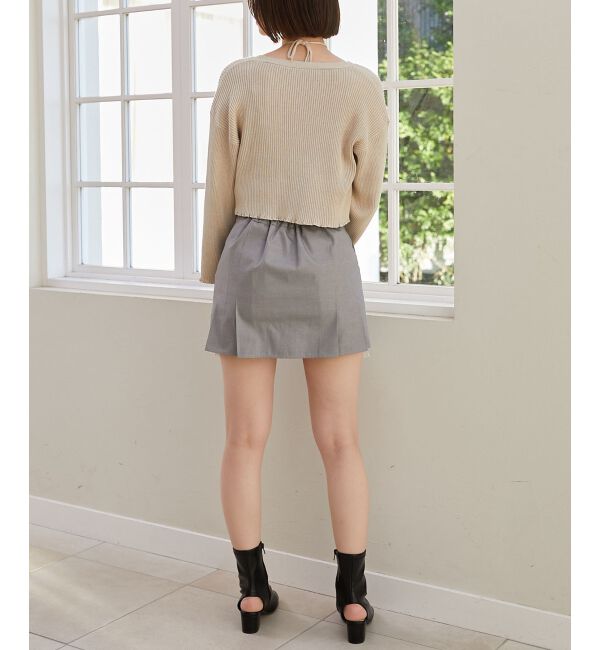 MAJESTICLEGON「ベルトsetプリーツスカパン」|キュロット|