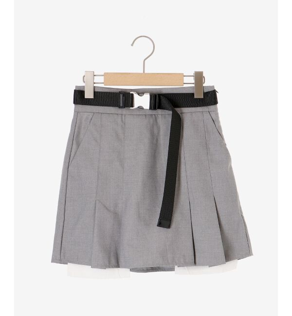 MAJESTICLEGON「ベルトsetプリーツスカパン」|キュロット|