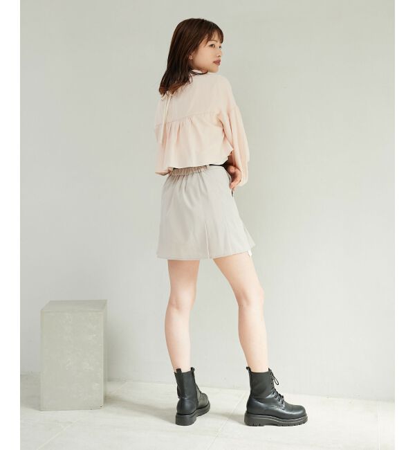 MAJESTICLEGON「ベルトsetプリーツスカパン」|キュロット|