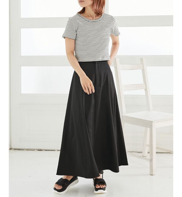 MAJESTICLEGON「バックレースアップフレアスカート」|フレア|