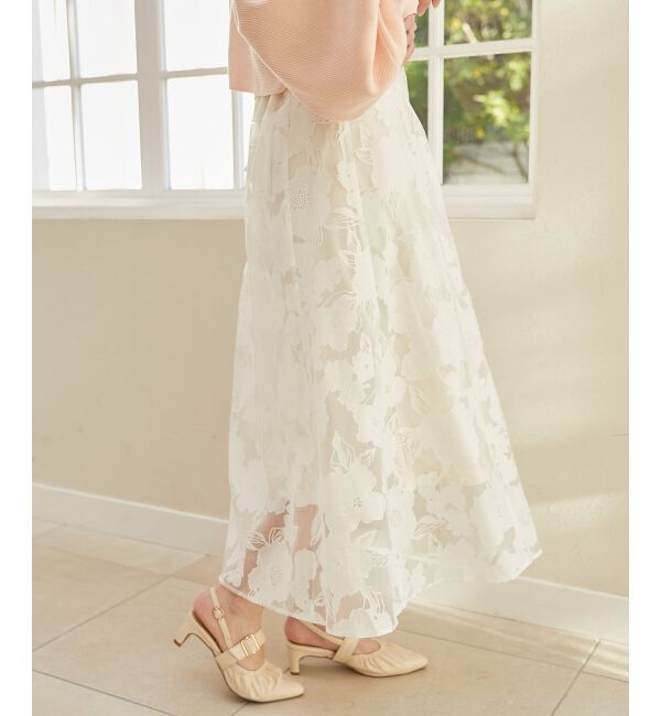 MAJESTICLEGON「バックレースアップフレアスカート」|フレア|