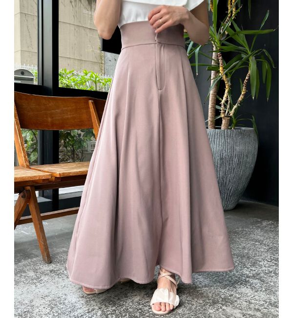 MAJESTICLEGON「バックレースアップフレアスカート」|フレア|