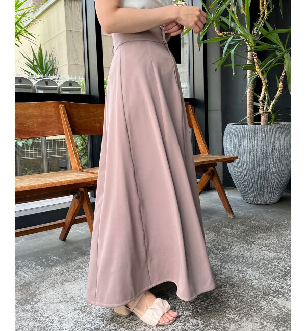 MAJESTICLEGON「バックレースアップフレアスカート」|フレア|