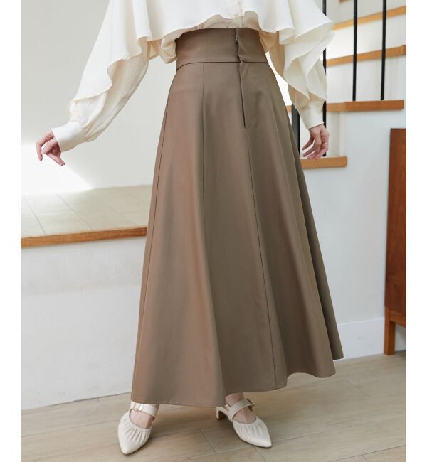 MAJESTICLEGON「バックレースアップフレアスカート」|フレア|