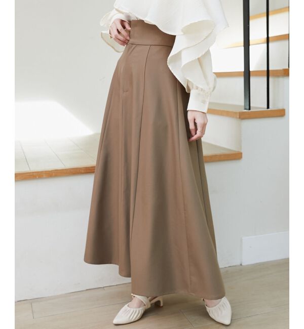 MAJESTICLEGON「バックレースアップフレアスカート」|フレア|