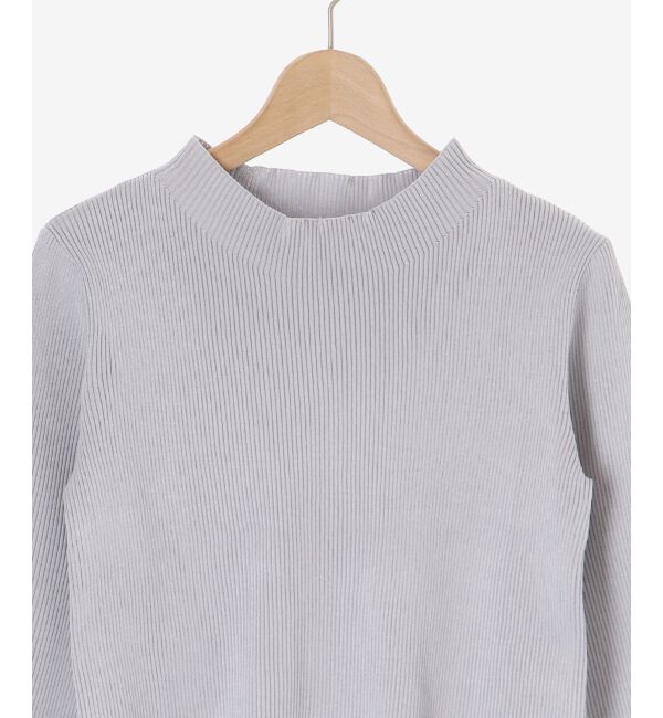 MAJESTICLEGON「レースカラーハーフスリーブニット」|ニット・セーター|