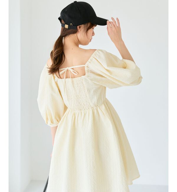 MAJESTICLEGON「ジャカードミニワンピース」|ワンピース|