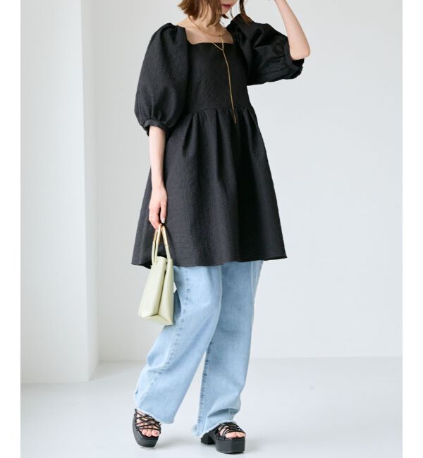 MAJESTICLEGON「ジャカードミニワンピース」|ワンピース|