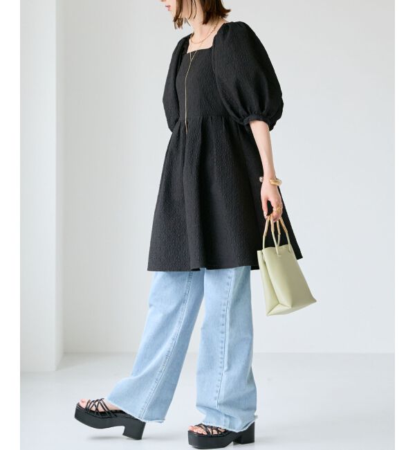 MAJESTICLEGON「ジャカードミニワンピース」|ワンピース|