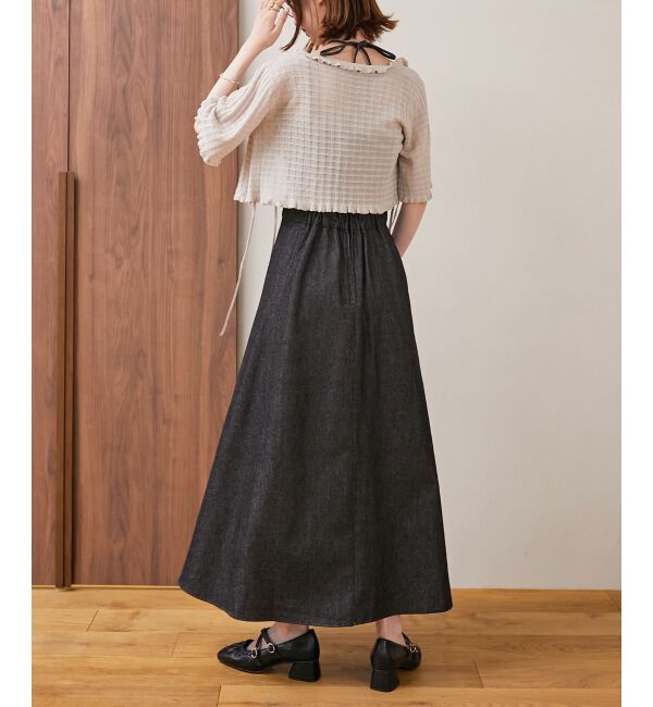 MAJESTICLEGON「キャミセットプチフリルカーディガン」|カーディガン|