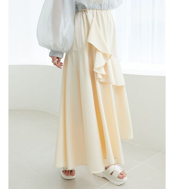 MAJESTICLEGON「ラインティアードスカート」|スカート|