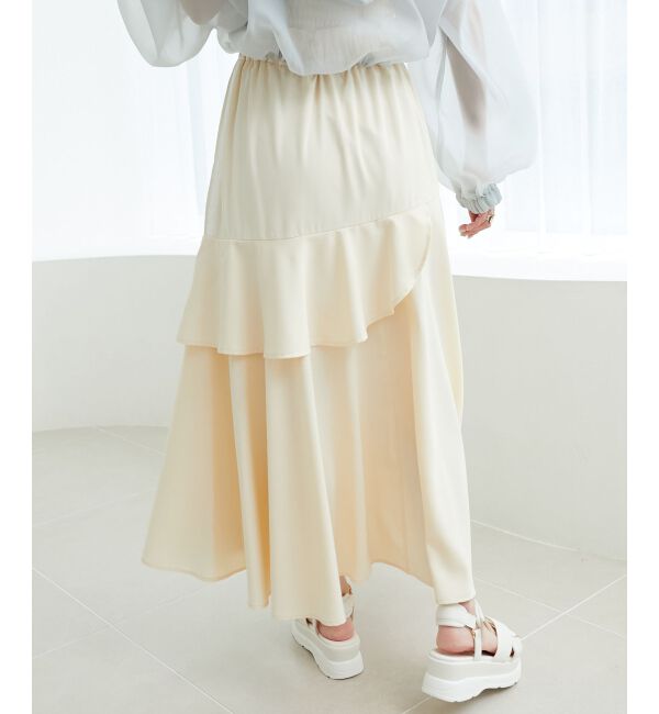 MAJESTICLEGON「ラインティアードスカート」|スカート|