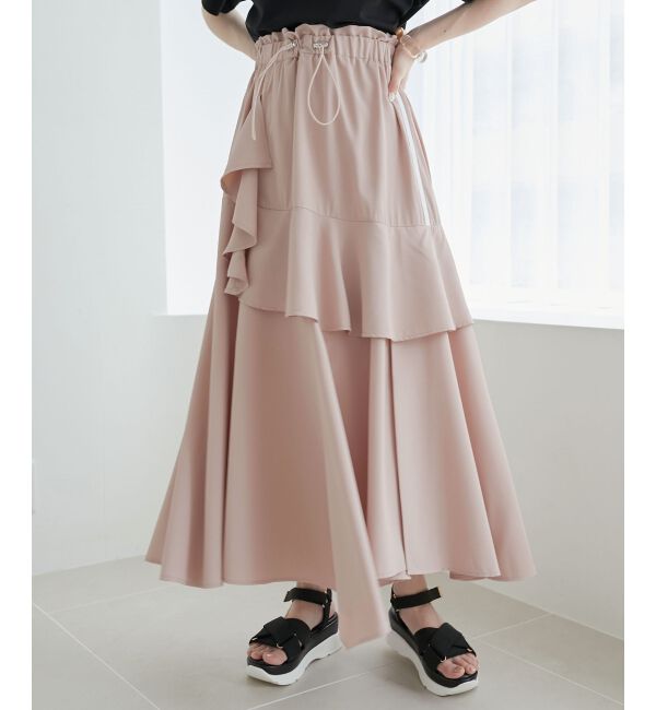 MAJESTICLEGON「ラインティアードスカート」|スカート|