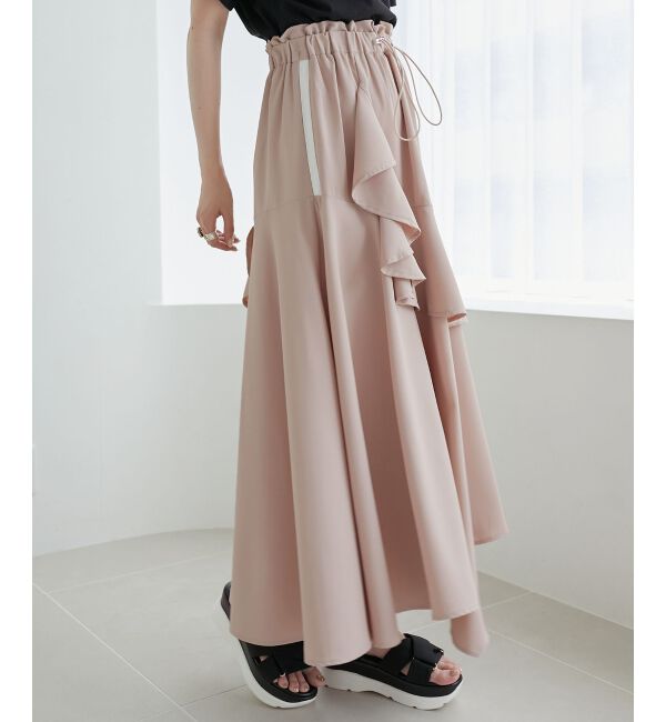 MAJESTICLEGON「ラインティアードスカート」|スカート|