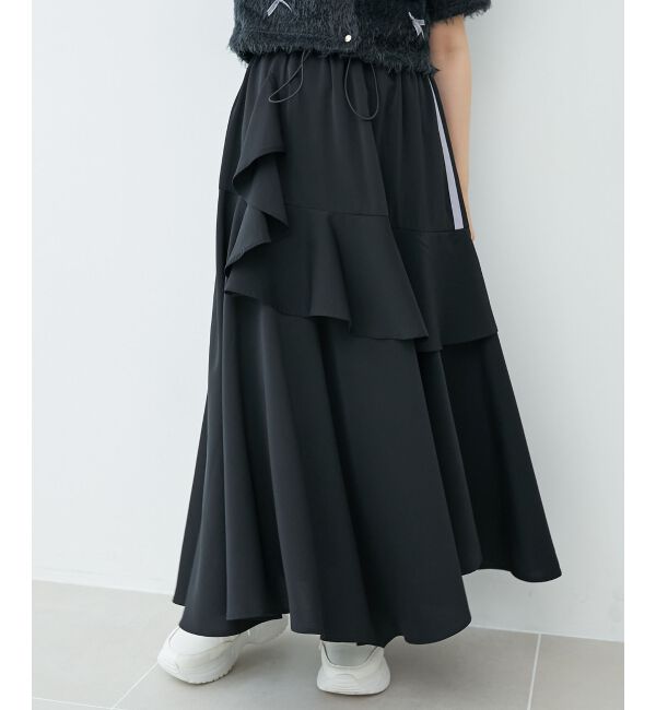 MAJESTICLEGON「ラインティアードスカート」|スカート|