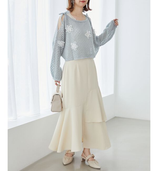 MAJESTICLEGON「ランダムティアードスカート」|スカート|