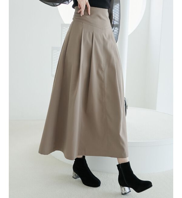 MAJESTICLEGON「バックレースアップフレアスカート」|フレア|