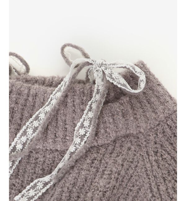 「◎レースリボンオフショルニット」|ニット・セーター|