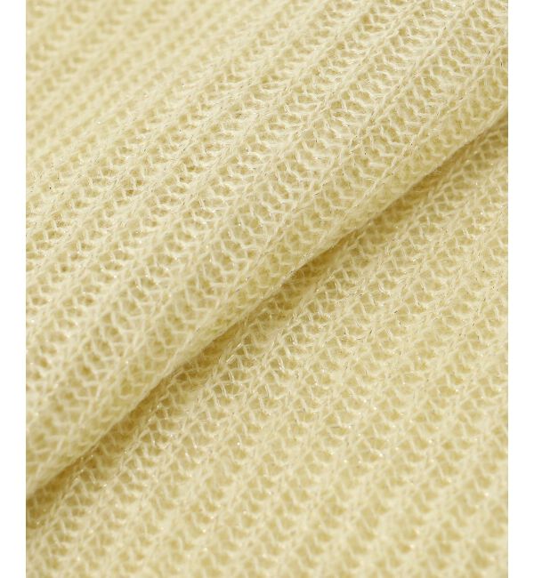 MAJESTICLEGON「キラキラドロストメッシュニット」|ニット・セーター|