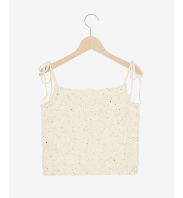 MAJESTICLEGON「ネップキャミセットフリルカーディガン」|カーディガン|