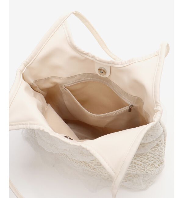  「レースフリルバッグ」|トートバッグ|