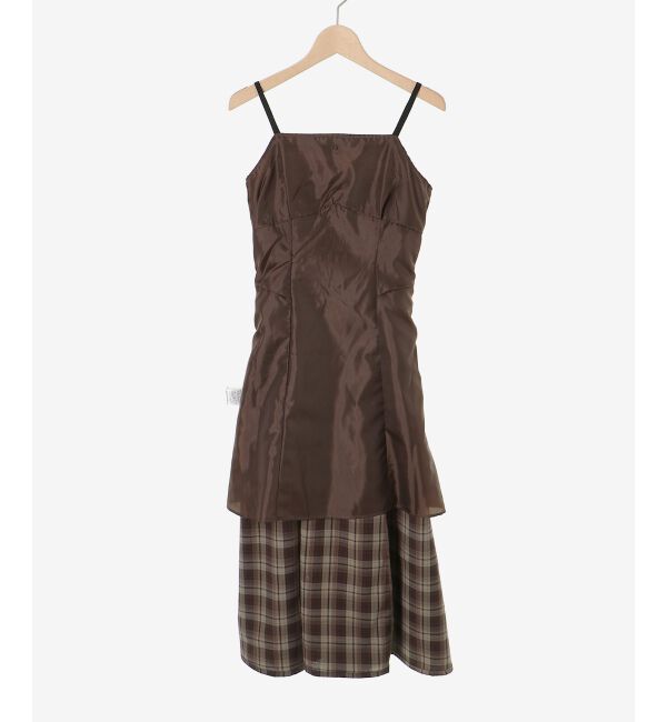  「トップスセットデコルテオープンワンピ」|ワンピース|