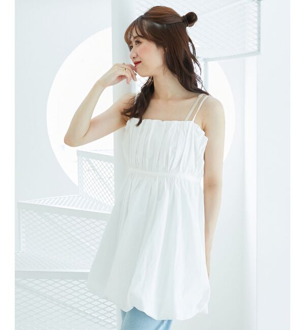  「カーデ&times;バルーンキャミワンピセット」|ワンピース|