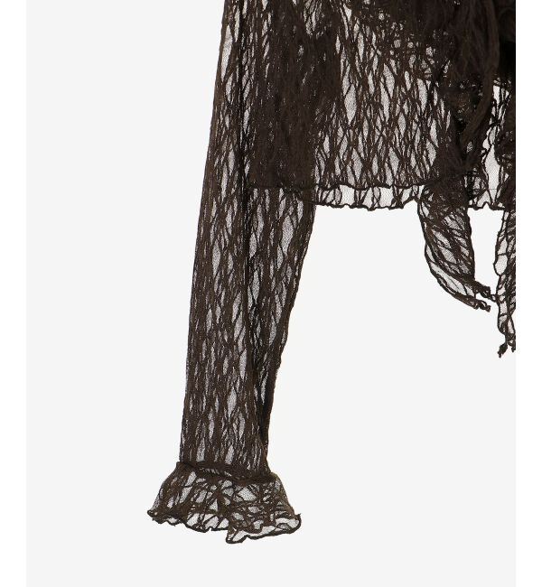  「フード付きフリルカーデ」|カーディガン|