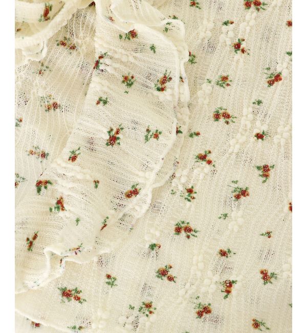  「フード付きフリルカーデ」|カーディガン|