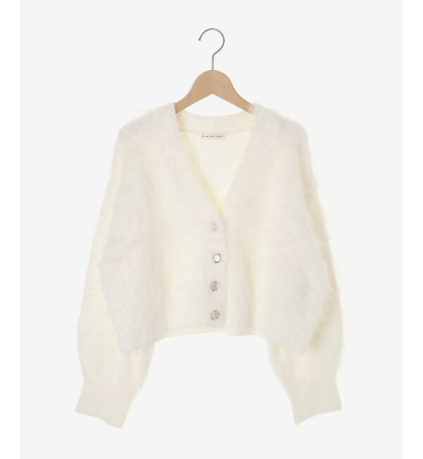  「ふわふわVネックショートカーデ」|カーディガン|
