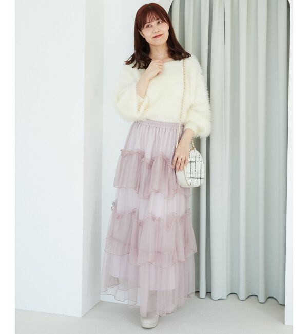  「キラメキチョーカーセットシャギーニット」|ニット・セーター|