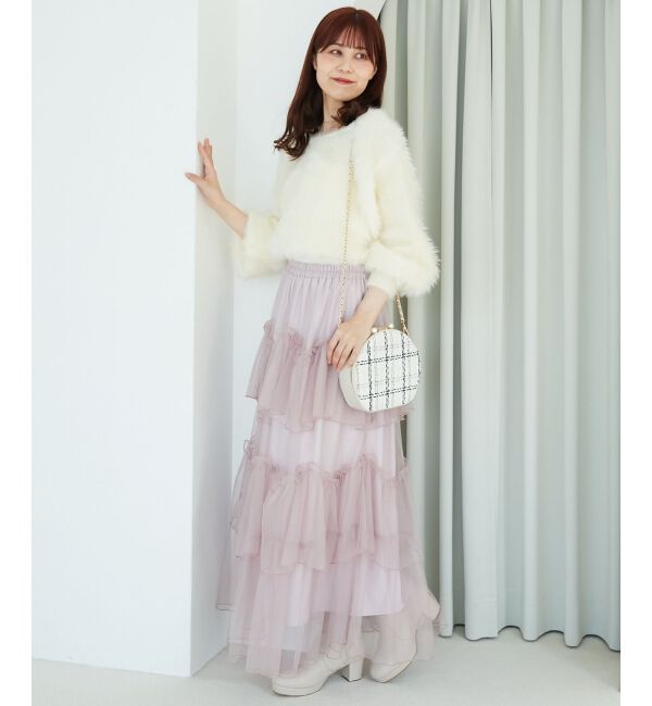  「キラメキチョーカーセットシャギーニット」|ニット・セーター|