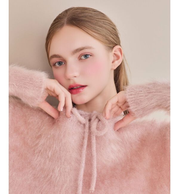  「キラメキチョーカーセットシャギーニット」|ニット・セーター|