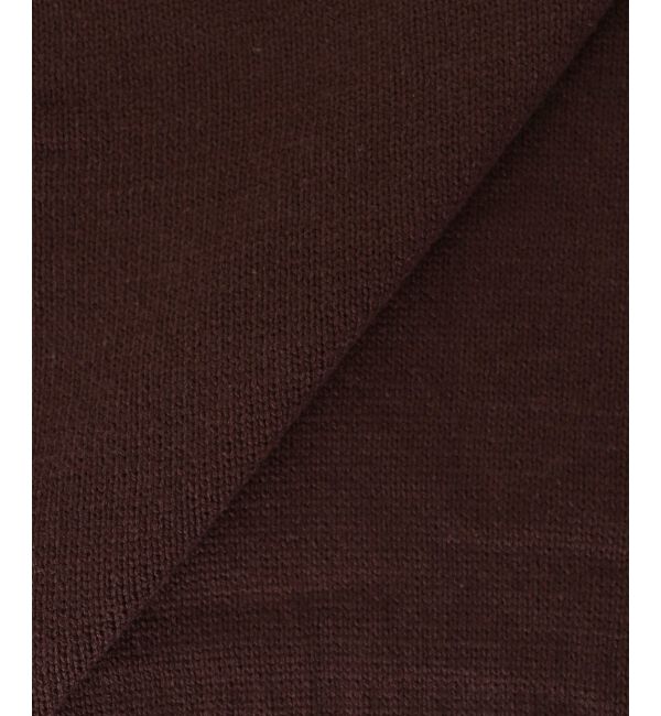  「シャツドッキングミディ丈ニット」|ニット・セーター|