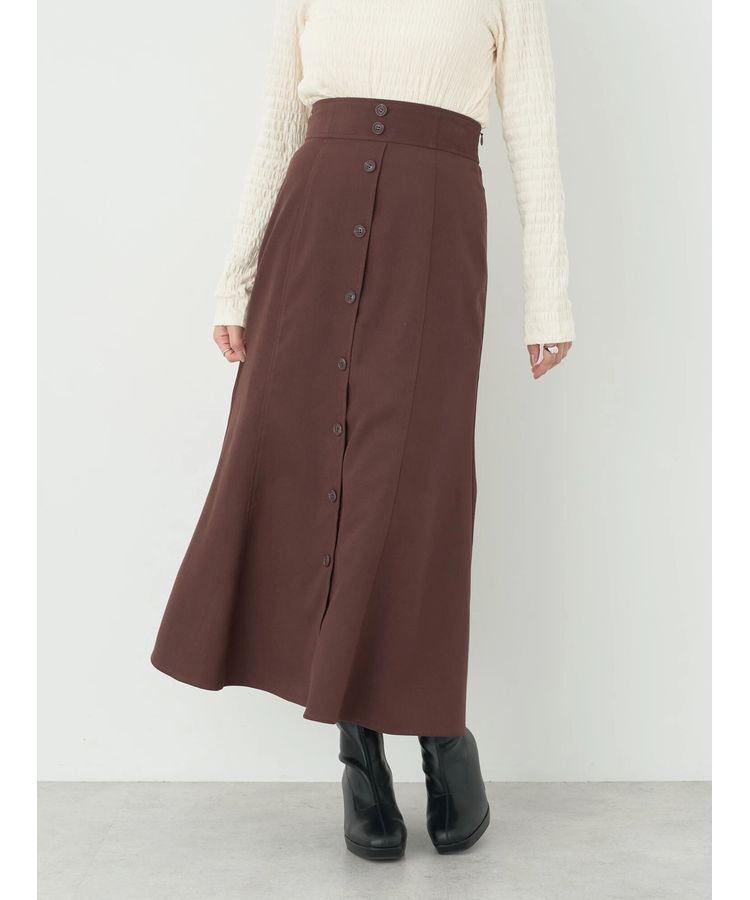 earth music&ecology「フロントボタンスカート」|スカート|