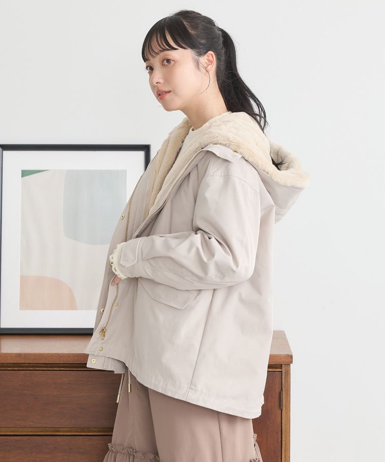 earth music&ecology「マルチウェイマウンテンパーカー」|ブルゾン・スタジャン|