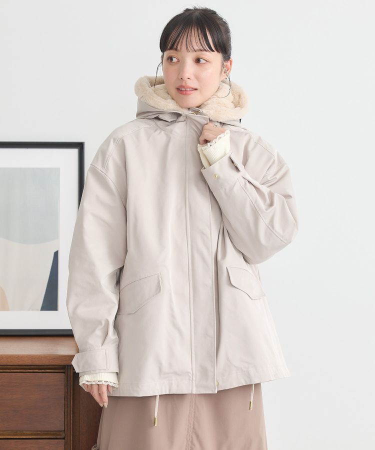 earth music&ecology「マルチウェイマウンテンパーカー」|ブルゾン・スタジャン|