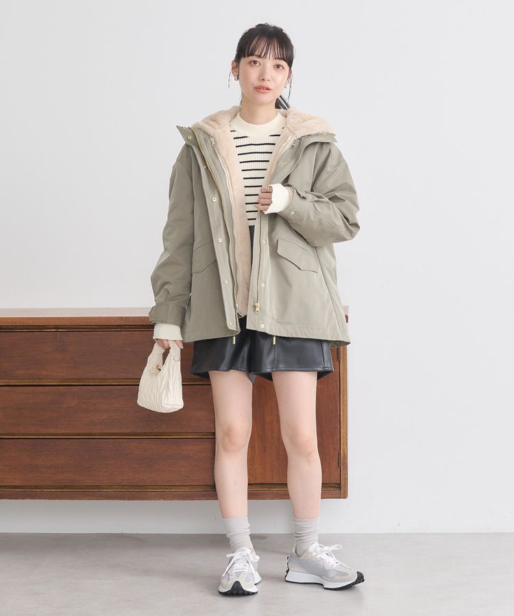 earth music&ecology「マルチウェイマウンテンパーカー」|ブルゾン・スタジャン|