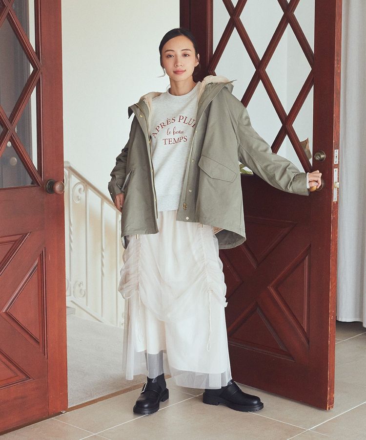 earth music&ecology「マルチウェイマウンテンパーカー」|ブルゾン・スタジャン|