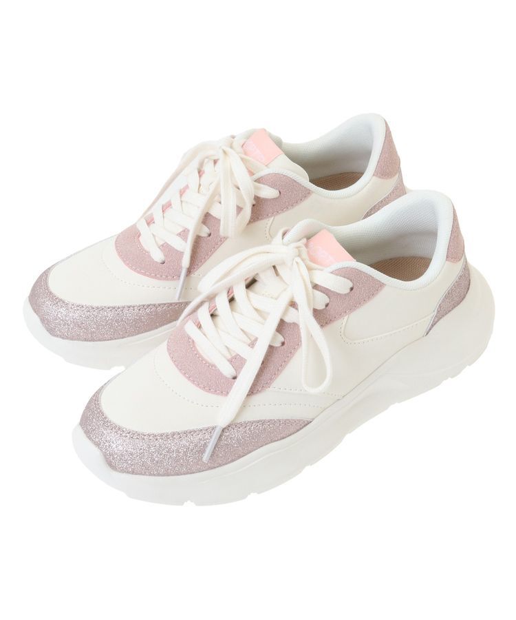 earth music&ecology「ORiental TRaffic グリッタースニーカー」|スニーカー|