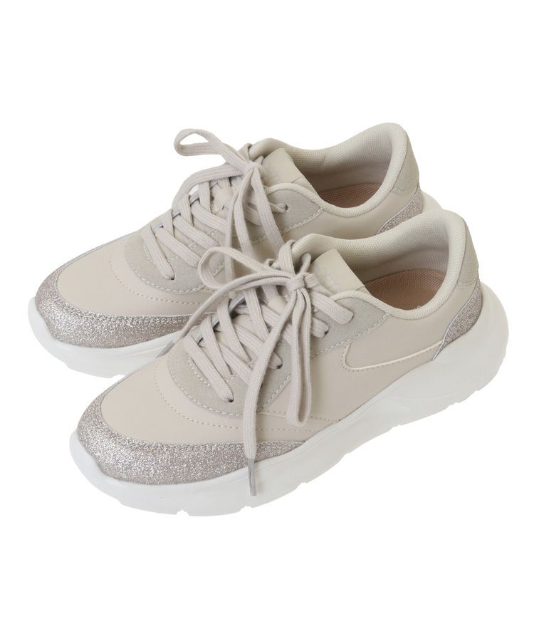 earth music&ecology「ORiental TRaffic グリッタースニーカー」|スニーカー|