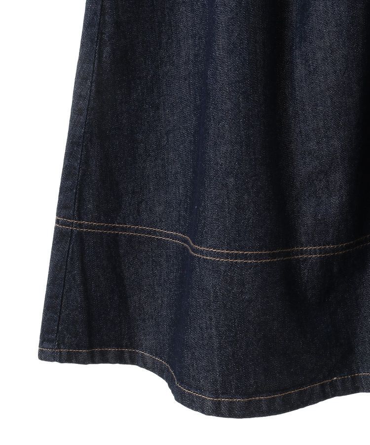 earth music&ecology「フロントZIPデニムスカート」|フレア|