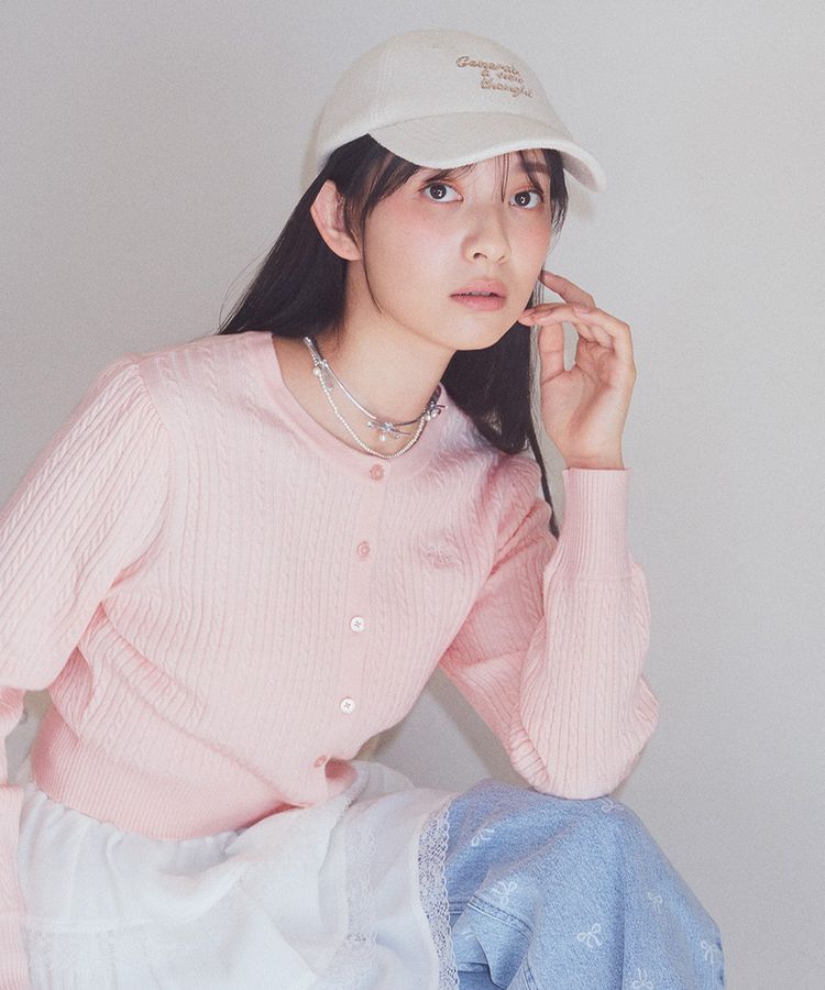 earth music&ecology「コードリボン&times;パールチョーカー」|ネックレス|