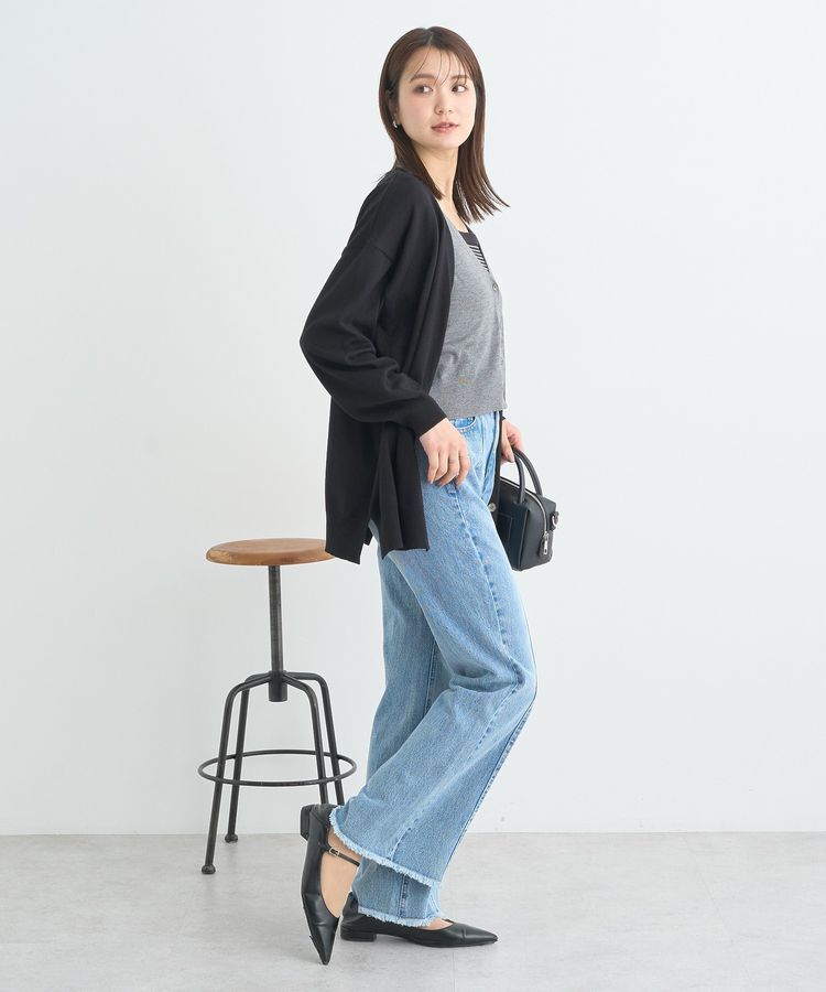 earth music&ecology「レイヤード風ニットカーディガン」|カーディガン|