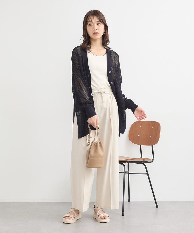 earth music&ecology「ピコトリミングタンクトップ」|キャミソール|