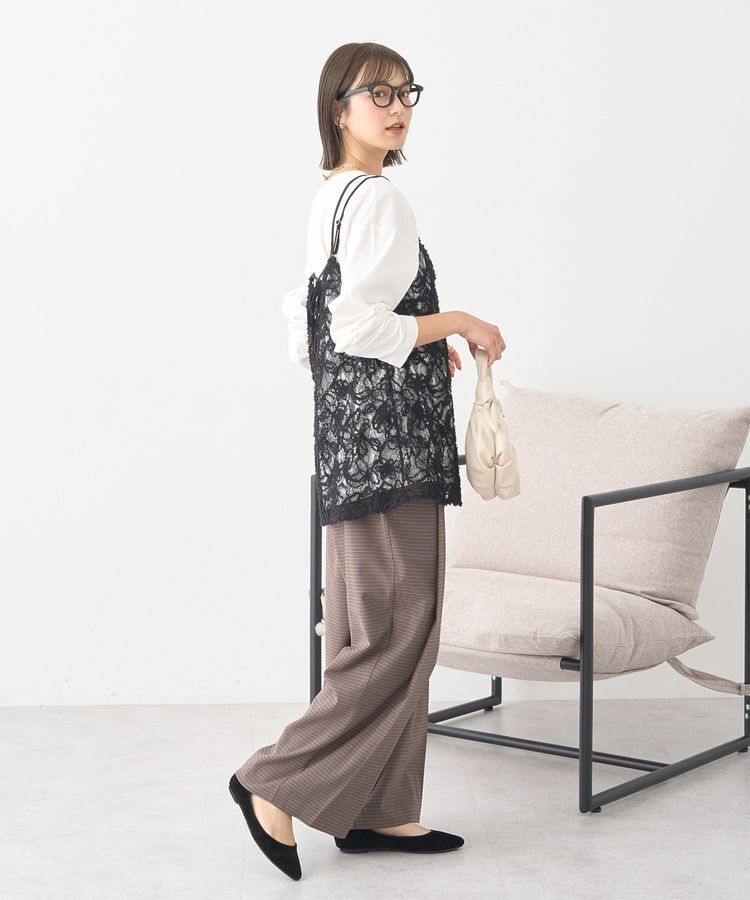 earth music&ecology「モールレースキャミチュニック」|チュニック|