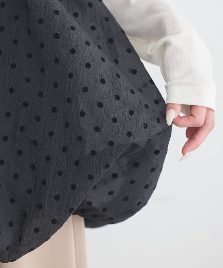 earth music&ecology「ドットバルーンキャミチュニック」|チュニック|